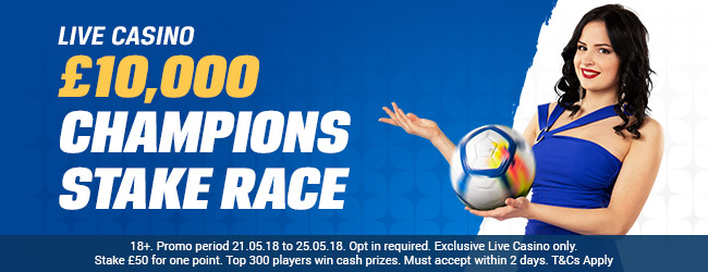 Coral Casino 2018 Champions League Offer 2018